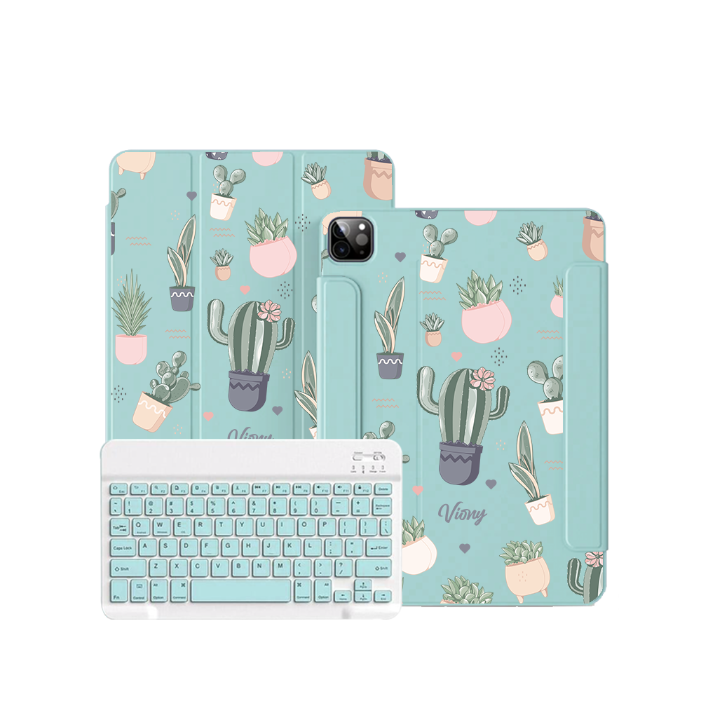 ฝาพับคีย์บอร์ดไร้สายสำหรับ iPad / Android - Cactus 2.0