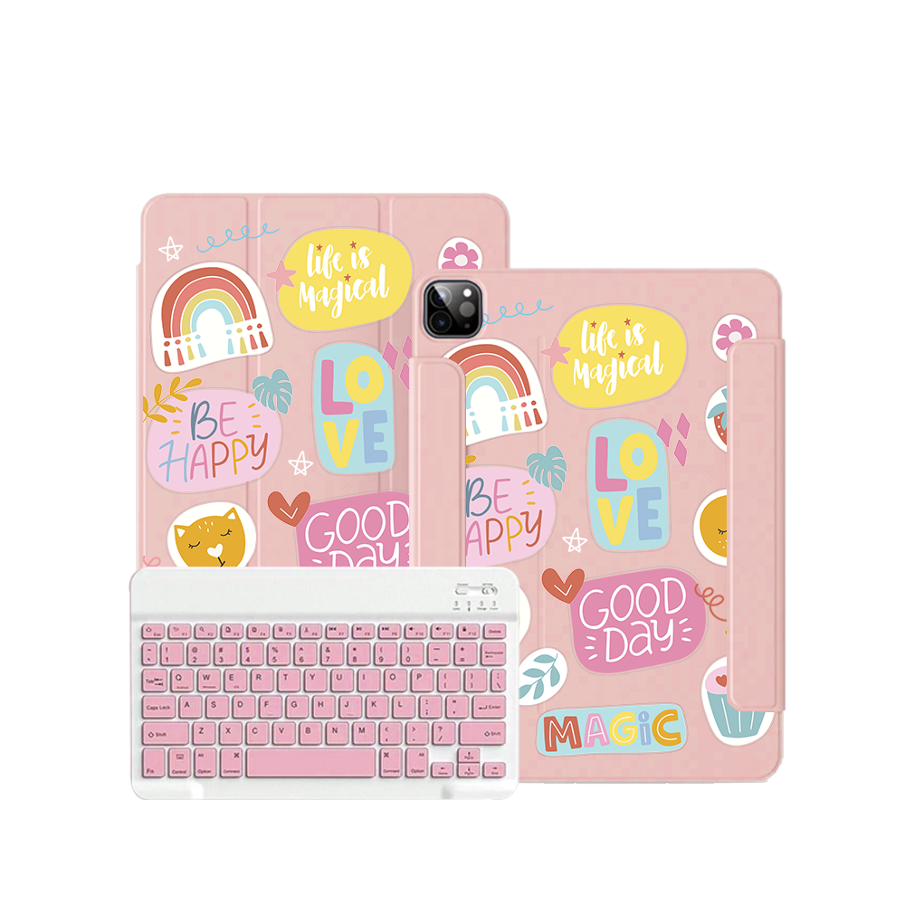 ฝาพับคีย์บอร์ดไร้สายสำหรับ iPad / Android - Good Day 1.0