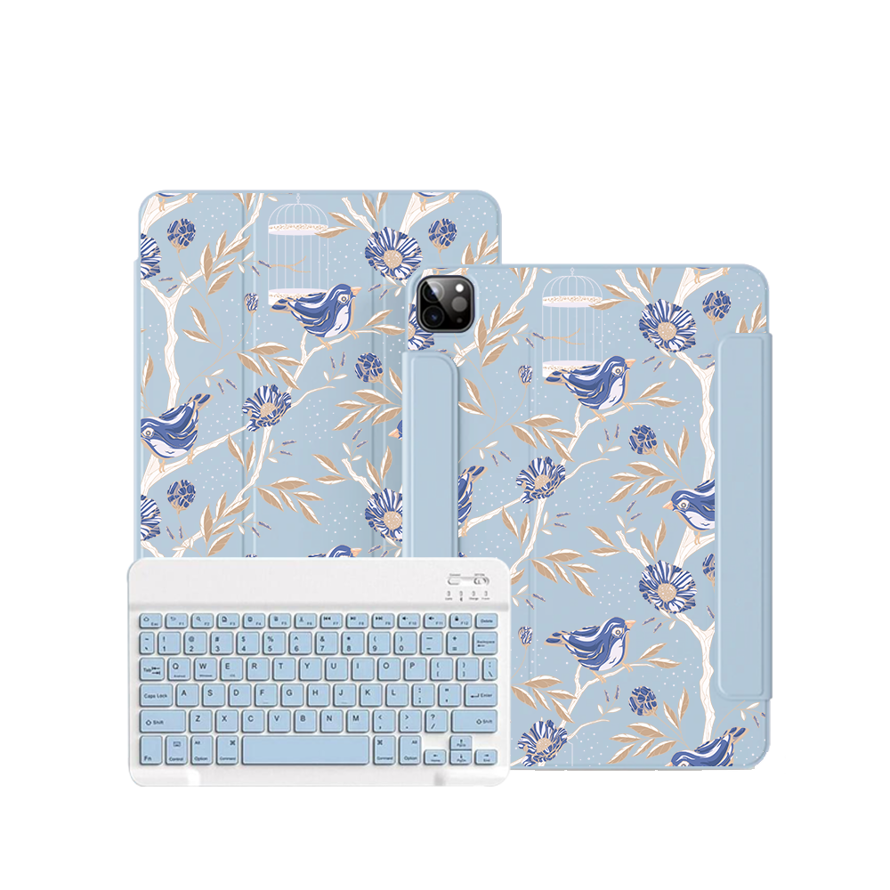 ฝาพับคีย์บอร์ดไร้สายสำหรับ iPad / Android Tab - Lovebird 12.0