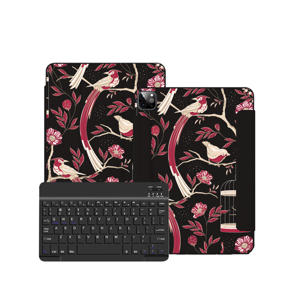 ฝาพับคีย์บอร์ดไร้สายสำหรับ iPad / Android Tab - Lovebird 8.0