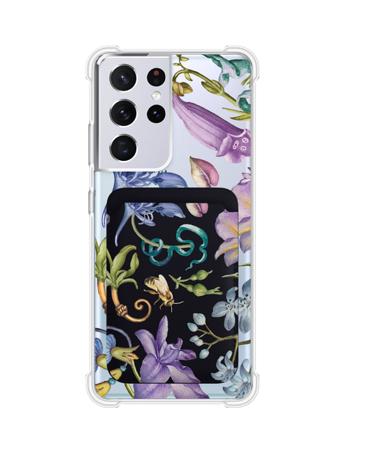 Android Magnetic Wallet Case - Violetta