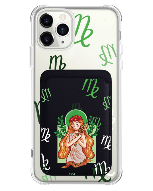 حافظة محفظة مغناطيسية للآيفون - برج العذراء