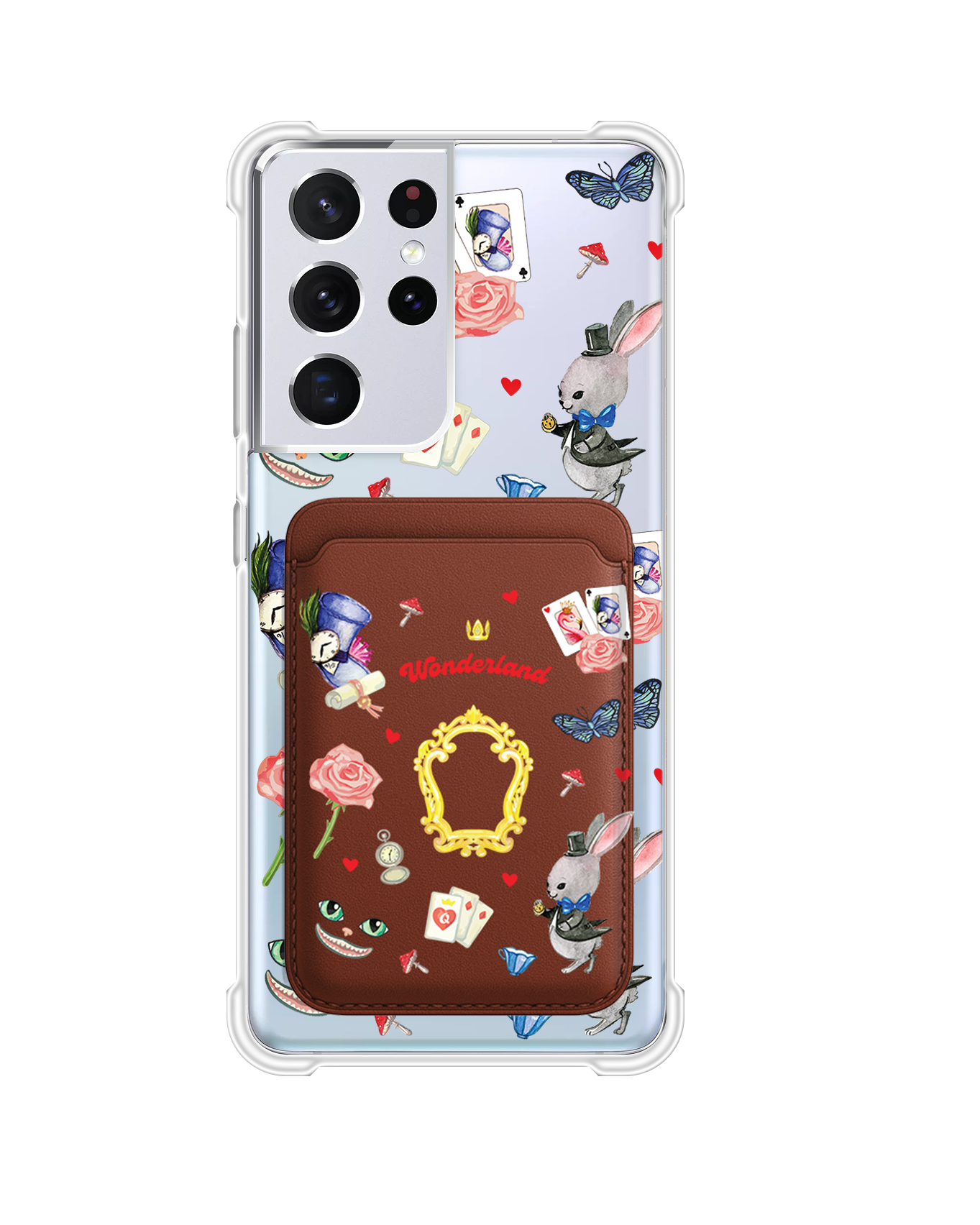 Android Magnetic Wallet Case - Wonderland