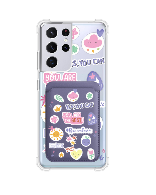 Android Magnetic Wallet Case - You are The Best 2.0