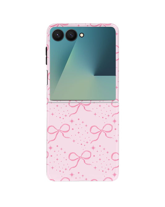 Android Flip Rearguard Defender - Coquette Glittery Bow