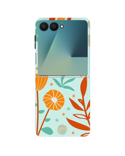 Android Flip Rearguard Defender - Autumn Botanical