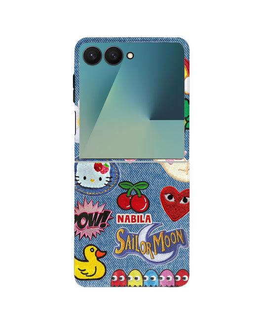Android Flip Rearguard Defender - Cute Denim