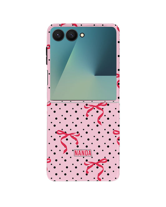 Android Flip Rearguard Defender - Red Bows