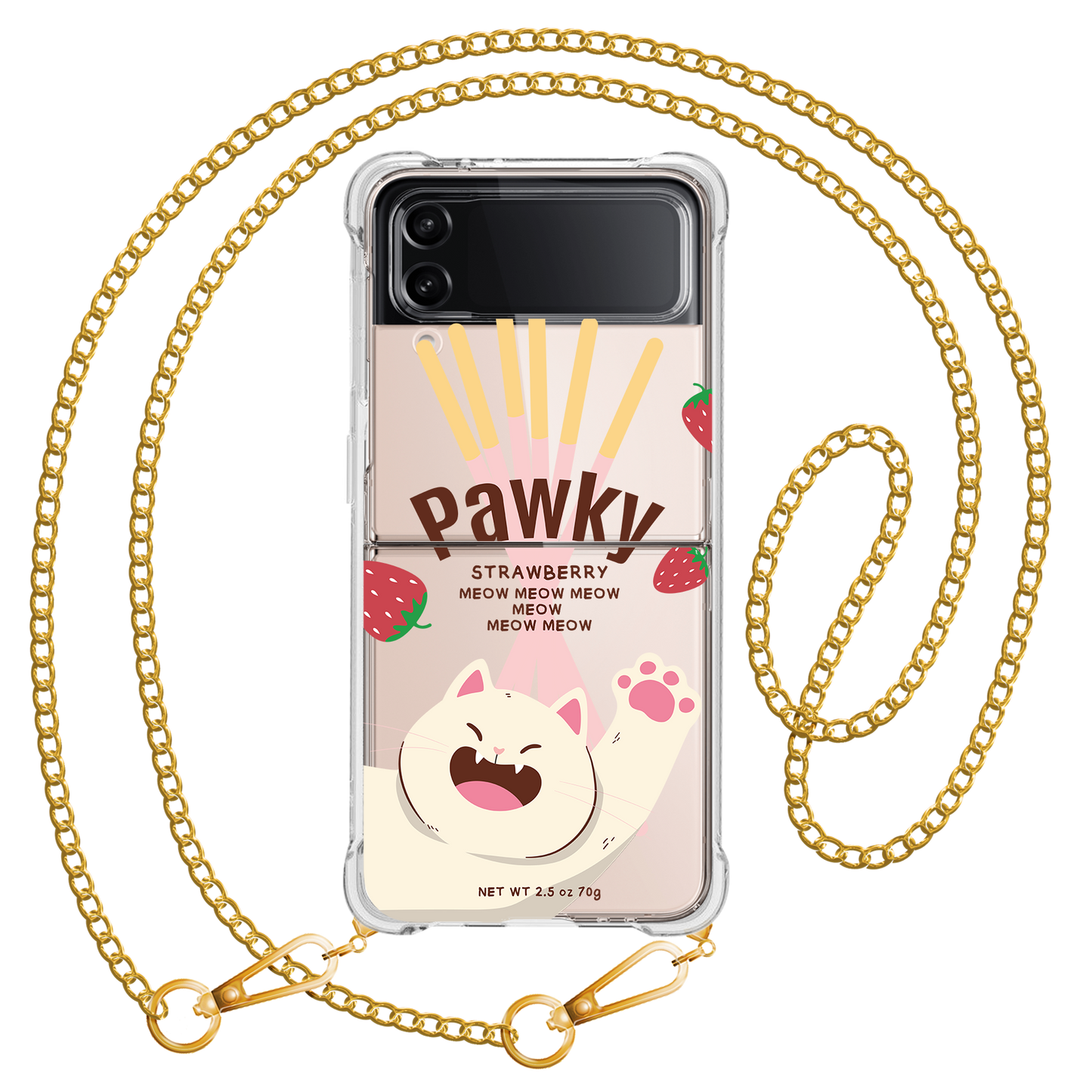 Android Flip / Fold Rearguard Hybrid - Pawky Cat