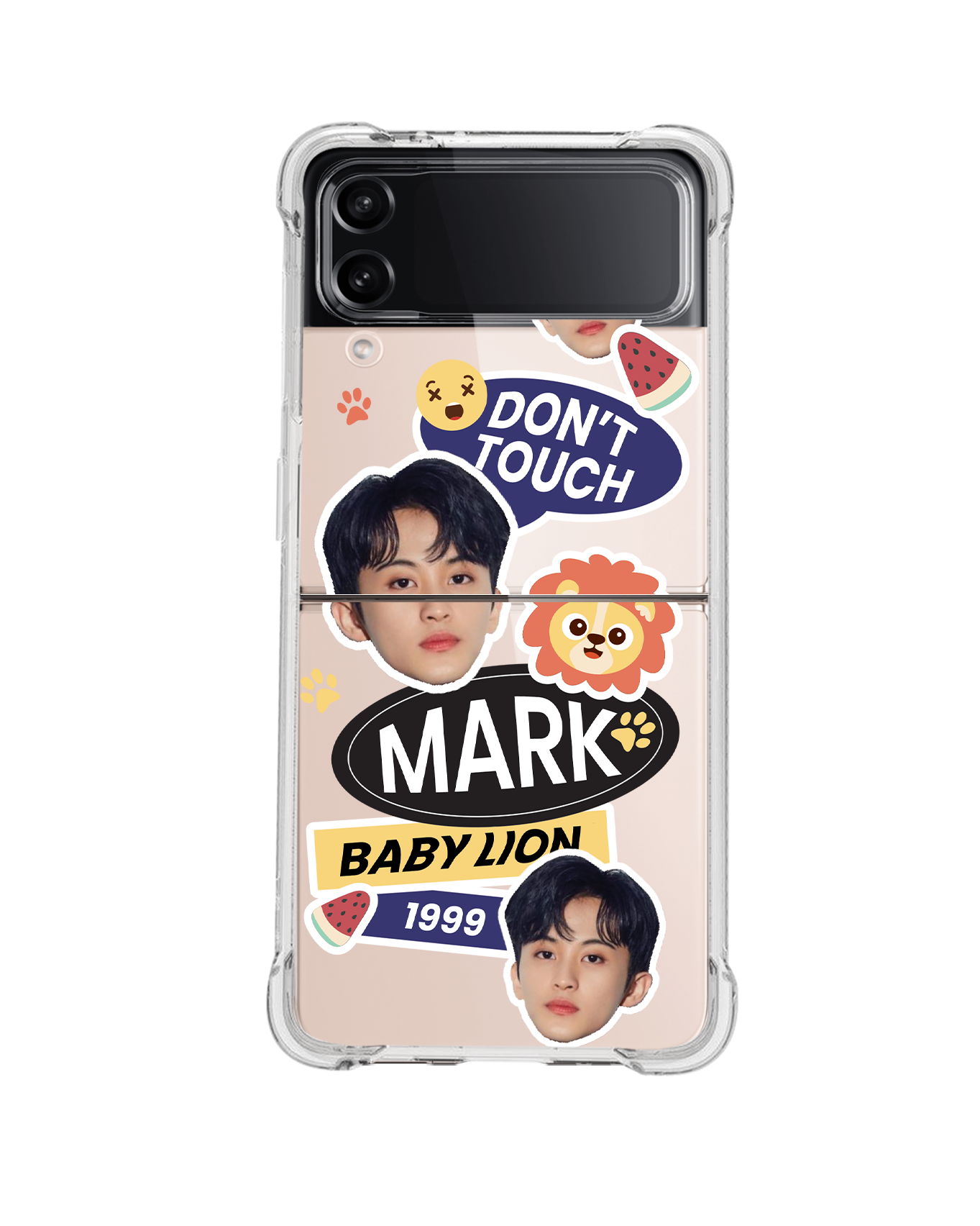 Android Flip / Fold Rearguard Hybrid - Face Grid Baby Lion