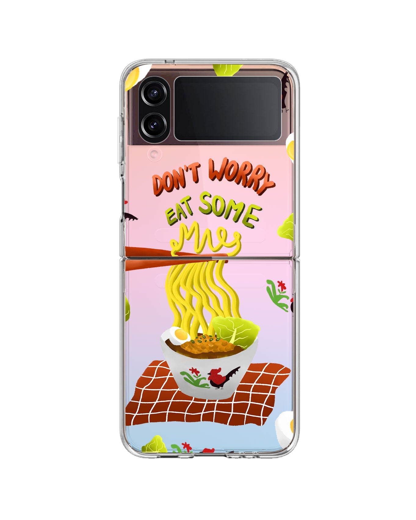 Android Flip / Fold Rearguard Holo - Go Eat Some Mie