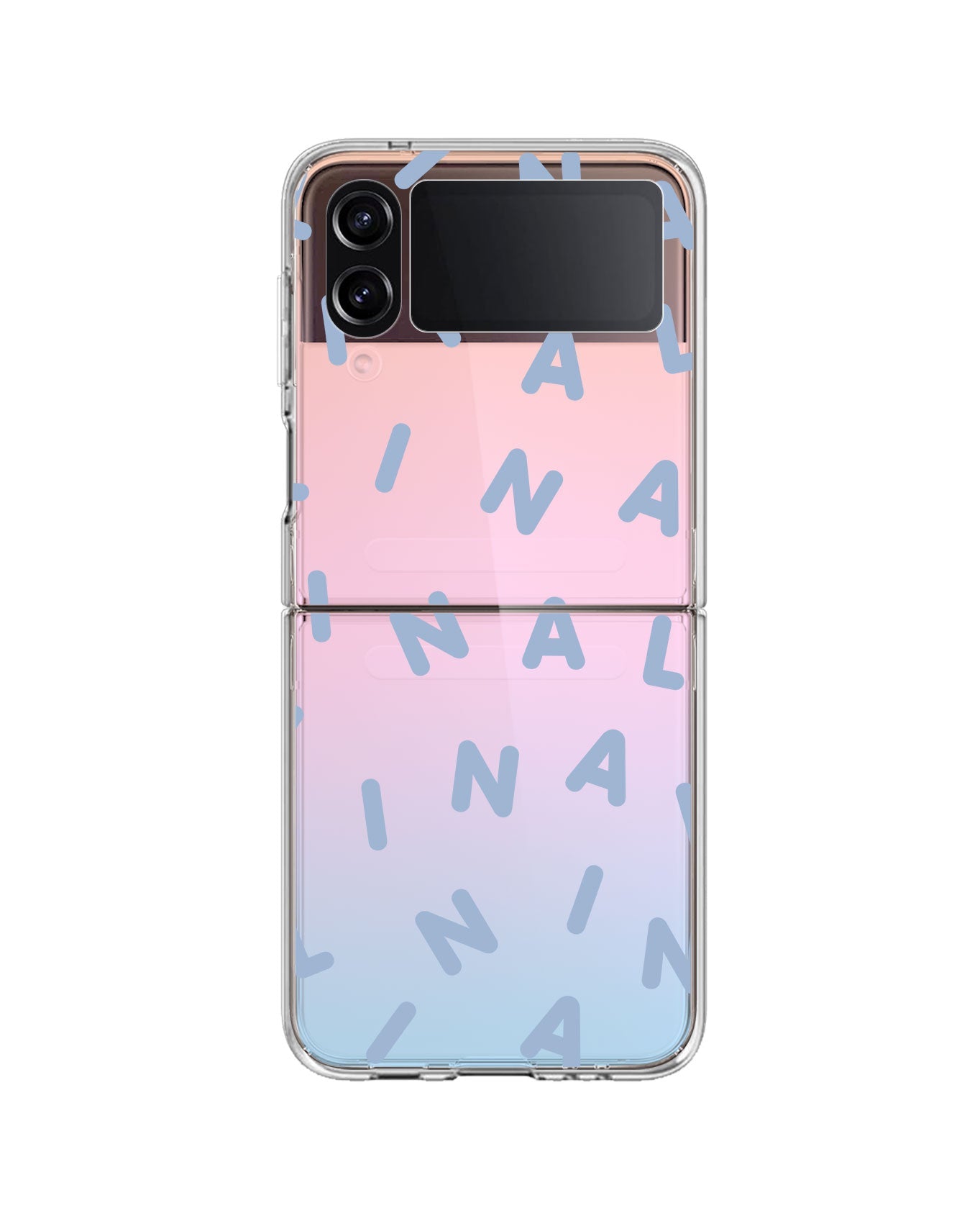Android Flip / Fold Rearguard Holo - CUSTOM MONOGRAM 2.0 Blue