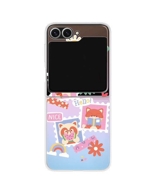 واقي خلفي قابل للطي/التقليب يعمل بنظام أندرويد - فرقة الحيوانات