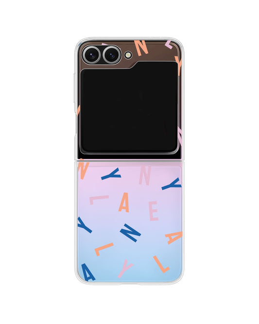 واقي خلفي قابل للطي/التقليب لهاتف Android - شعار مخصص 1.0 بألوان قوس قزح