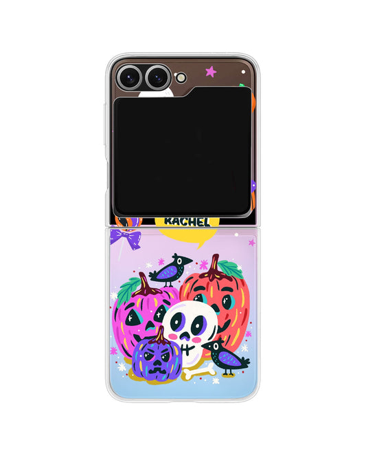 واقي خلفي قابل للطي/التقليب على نظام أندرويد - وحش اليقطين