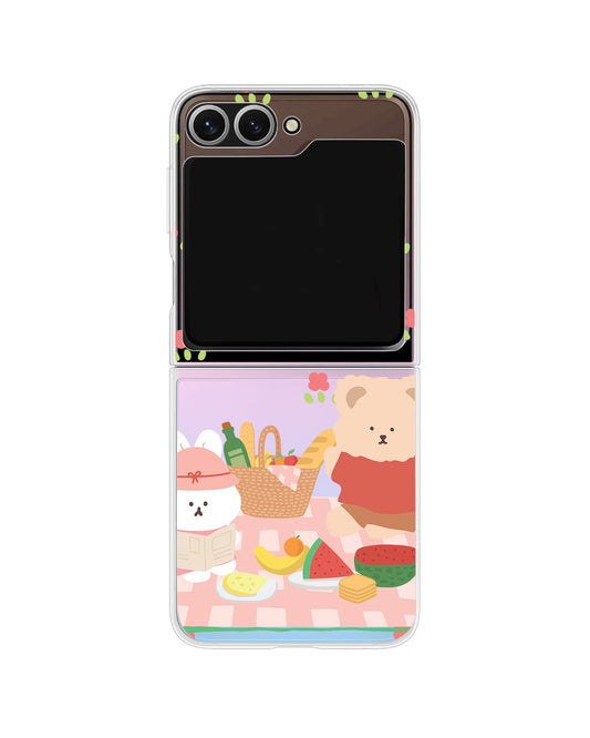 واقي خلفي قابل للطي/التقليب يعمل بنظام أندرويد - وردي نزهة