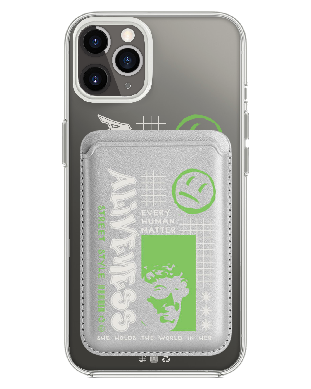 iPhone Magnetic Wallet Case - Alive