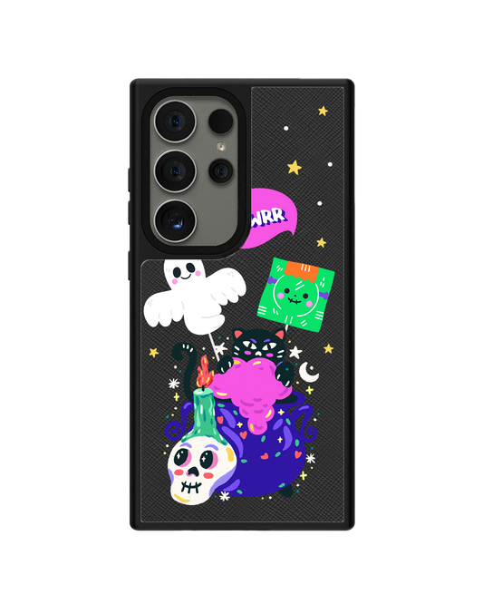 Android Leather Grip - Cat Monster