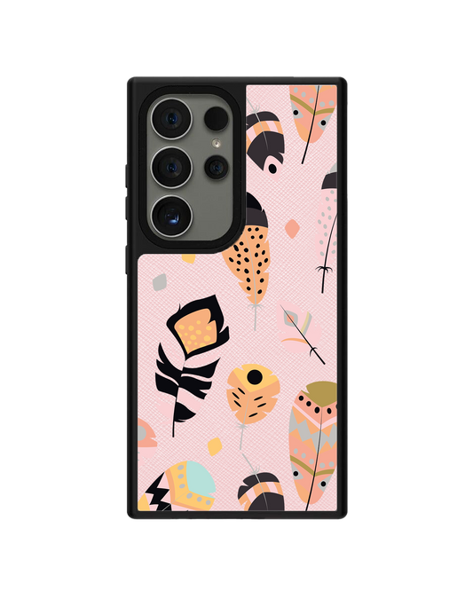 Android Leather Grip - Feathers