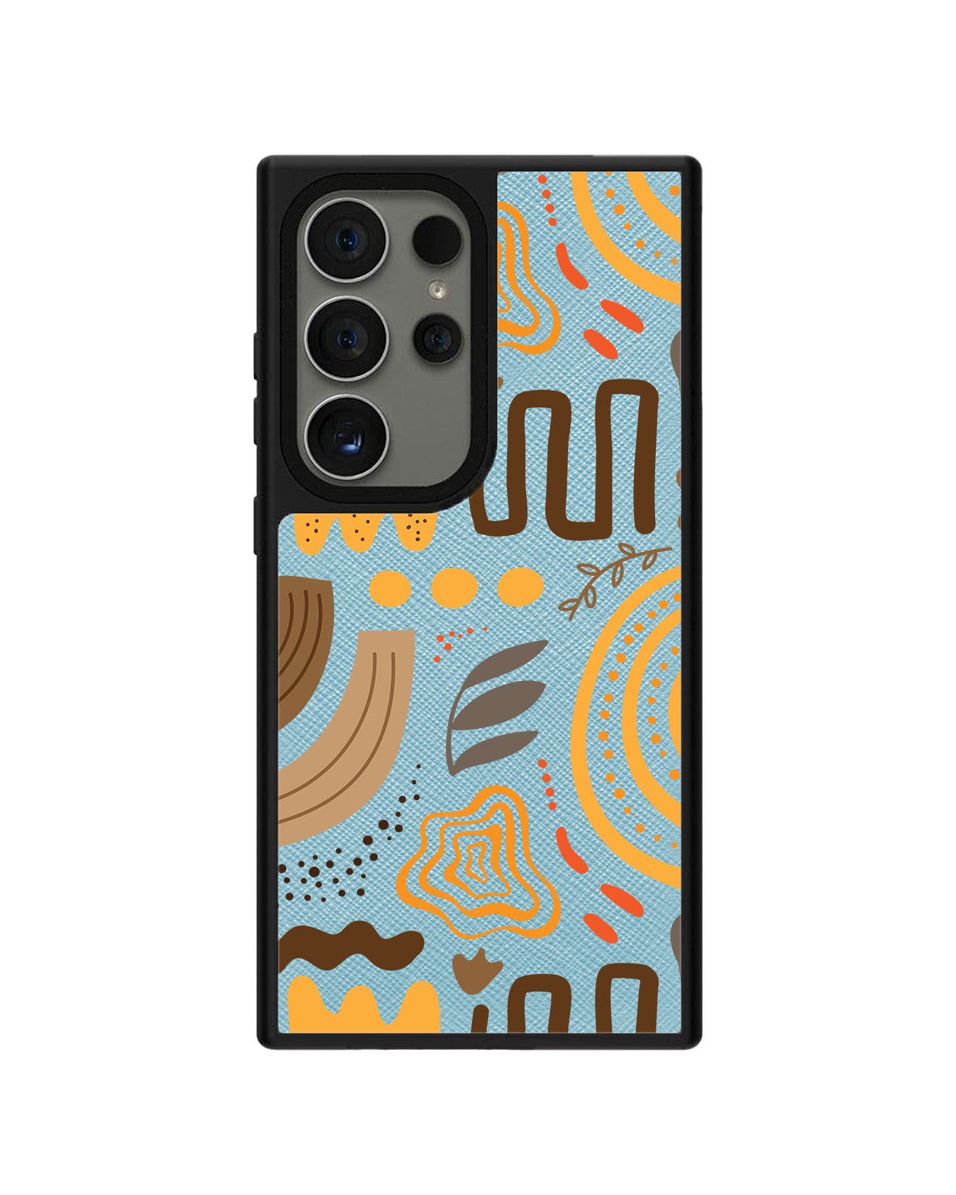 Android Leather Grip - สวัสดีฤดูใบไม้ร่วง