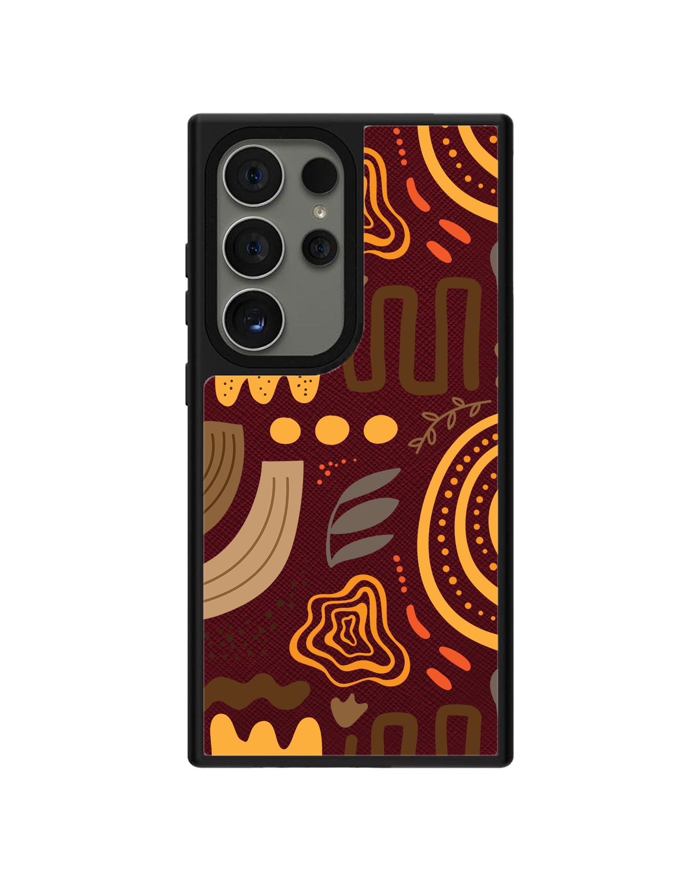 Android Leather Grip - สวัสดีฤดูใบไม้ร่วง