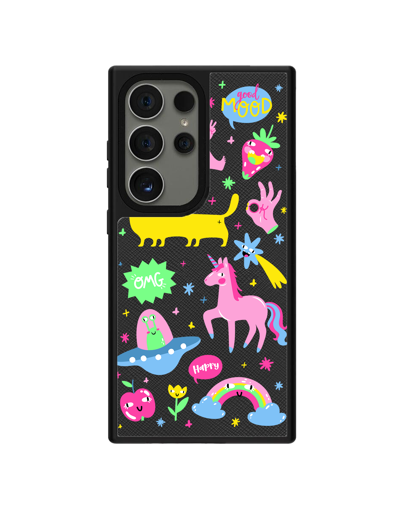 Android Leather Grip - มอนสเตอร์บอกอารมณ์ดี