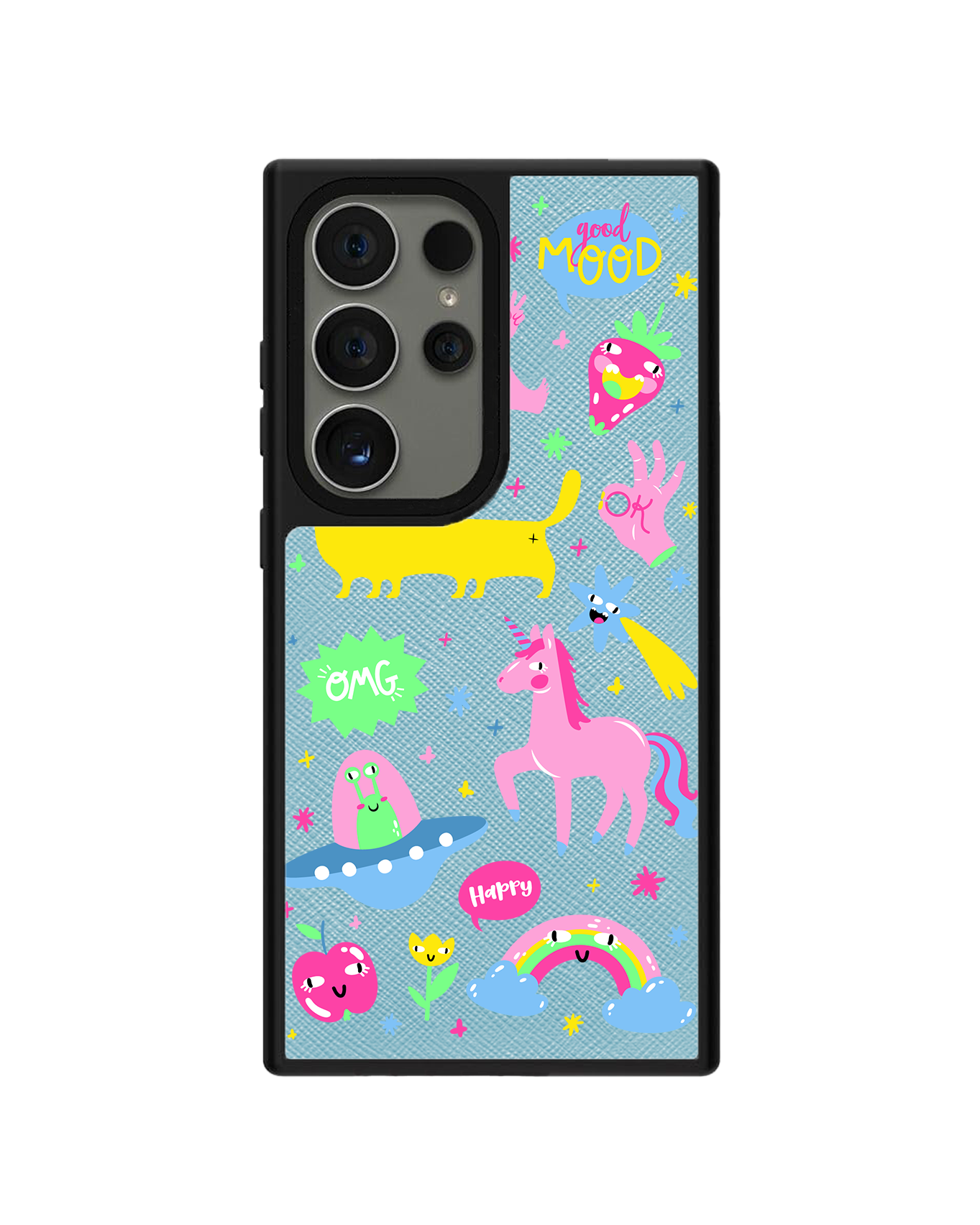 Android Leather Grip - มอนสเตอร์บอกอารมณ์ดี