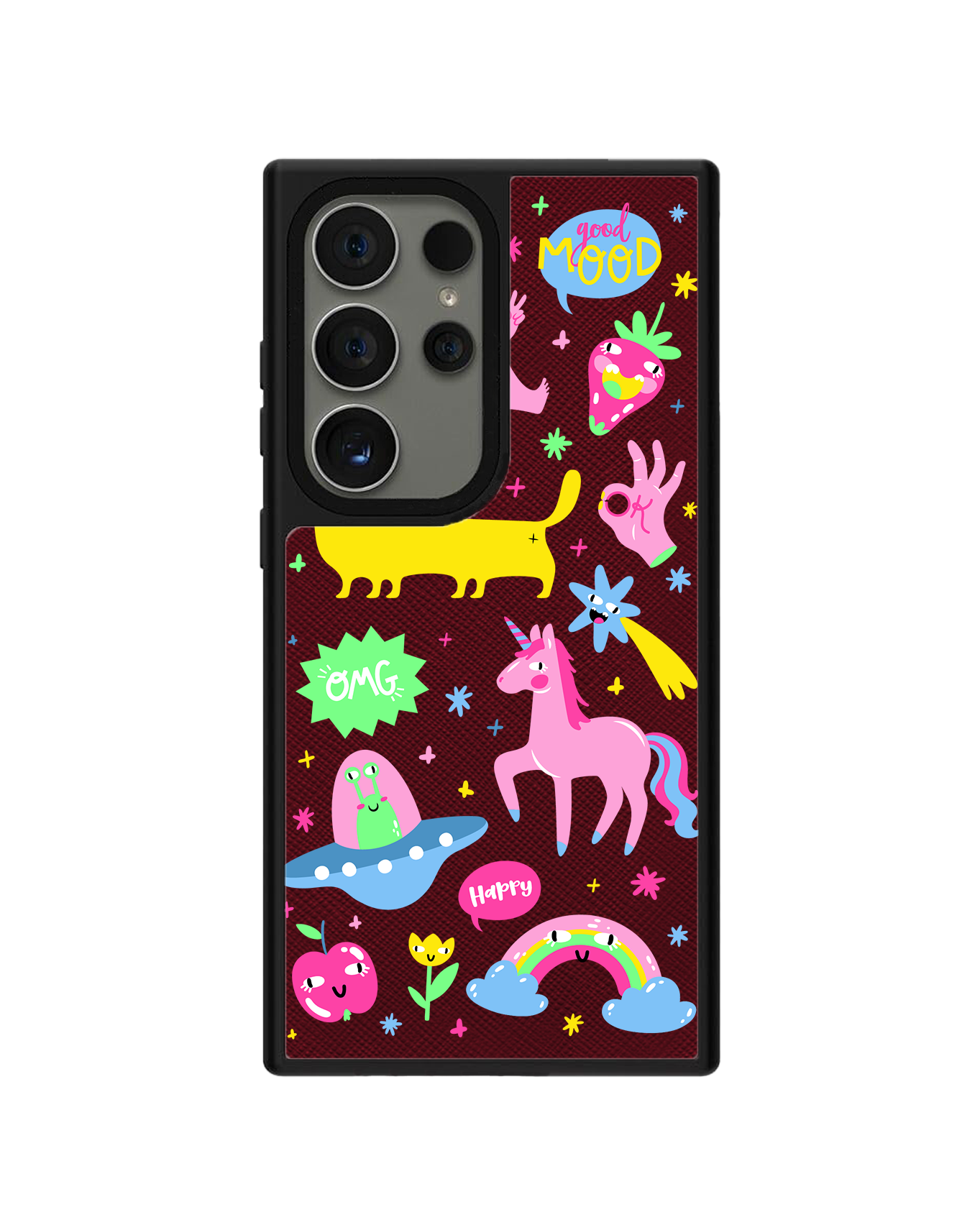 Android Leather Grip - มอนสเตอร์บอกอารมณ์ดี