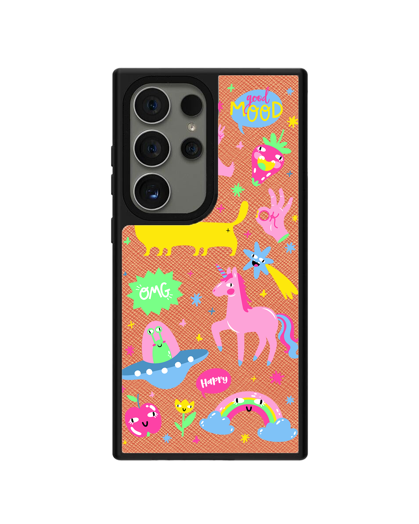 Android Leather Grip - มอนสเตอร์บอกอารมณ์ดี