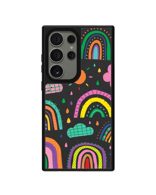Android Leather Grip - Rainbow
