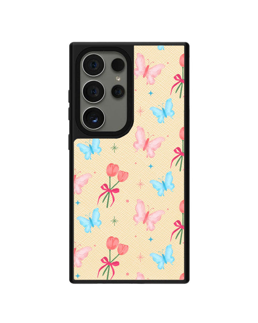 Android Leather Grip - Coquette Butterfly