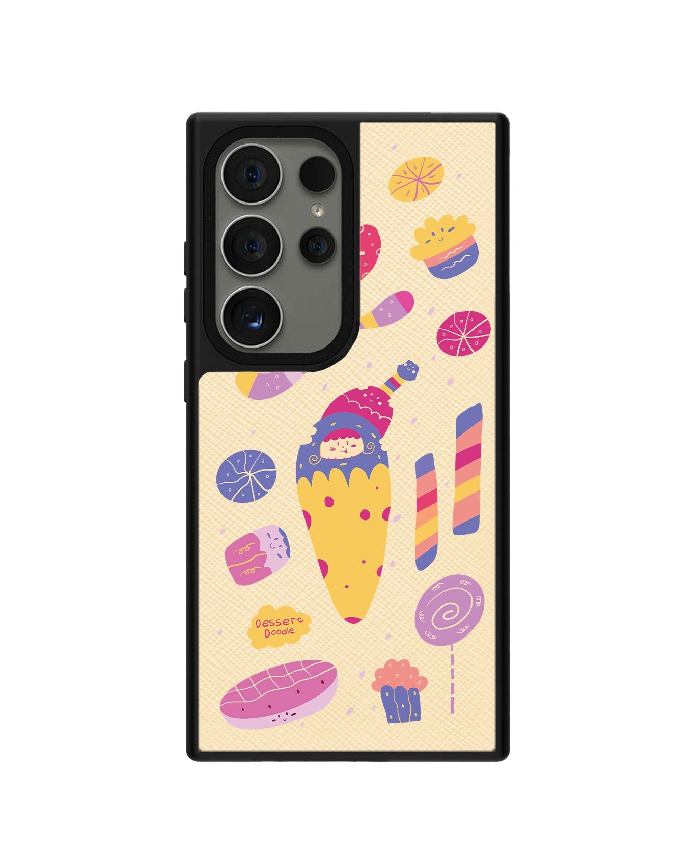 ด้ามจับหนัง Android - ขนมหวาน Doodle