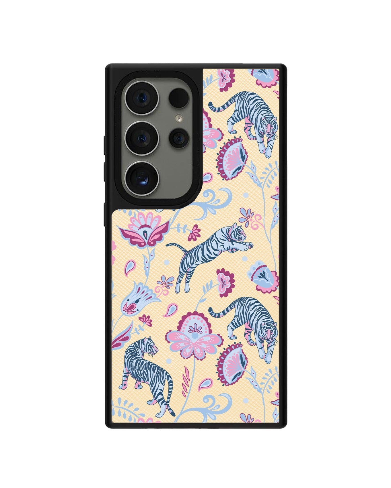 Android Leather Grip - Tiger & Floral 3.0