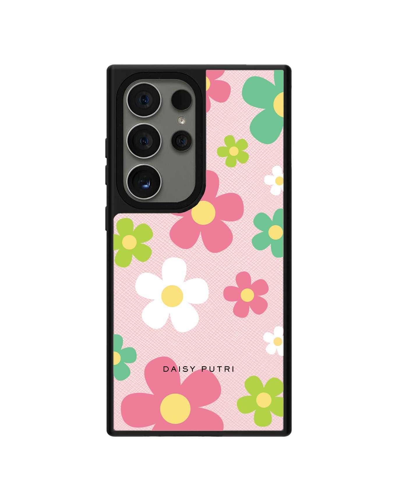 Android Leather Grip - Daisy Wild