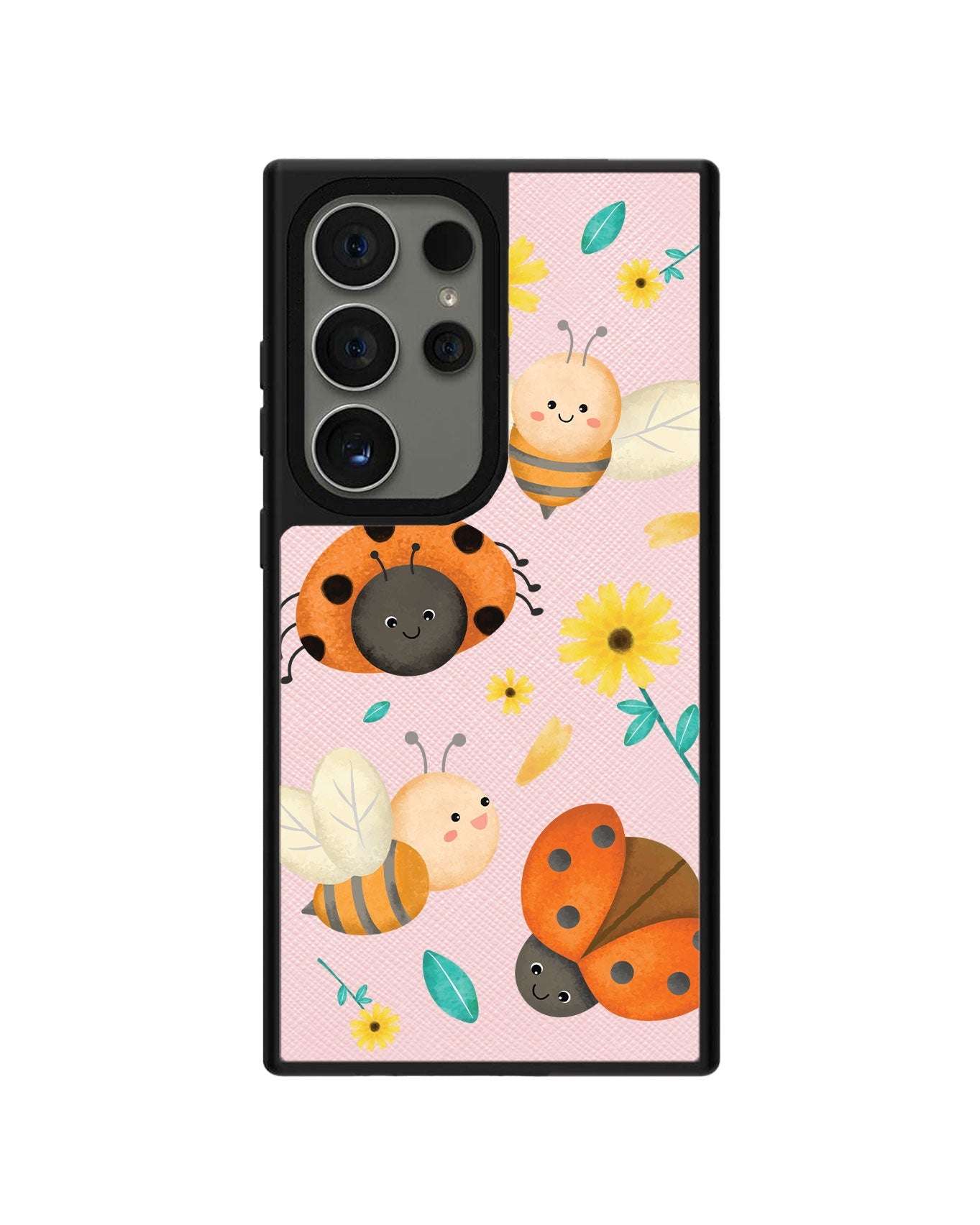 Android Leather Grip - Lady Bug & Bee