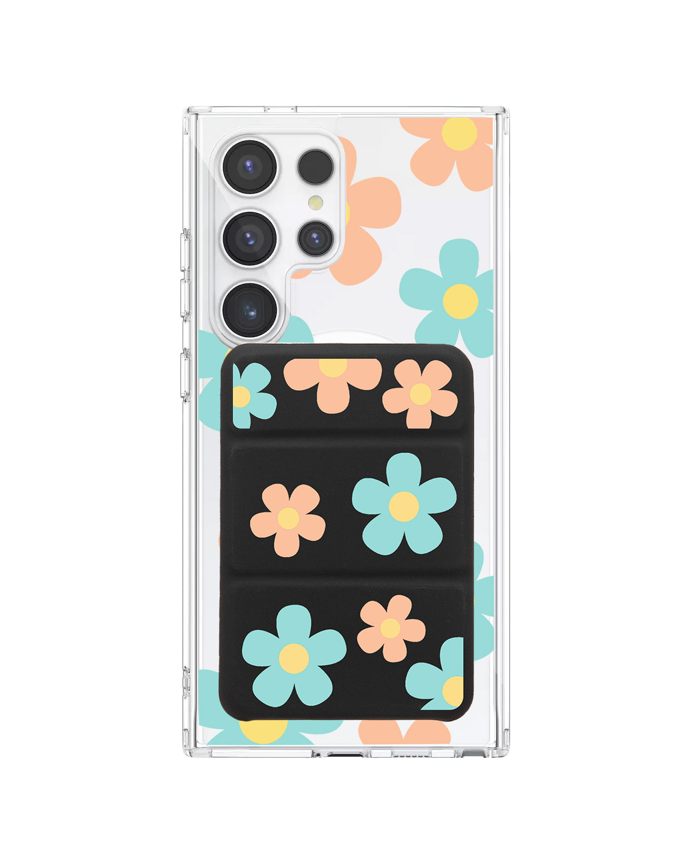 เคสกระเป๋าสตางค์พับสามทบแบบแม่เหล็กสำหรับ Android - Daisy Daze