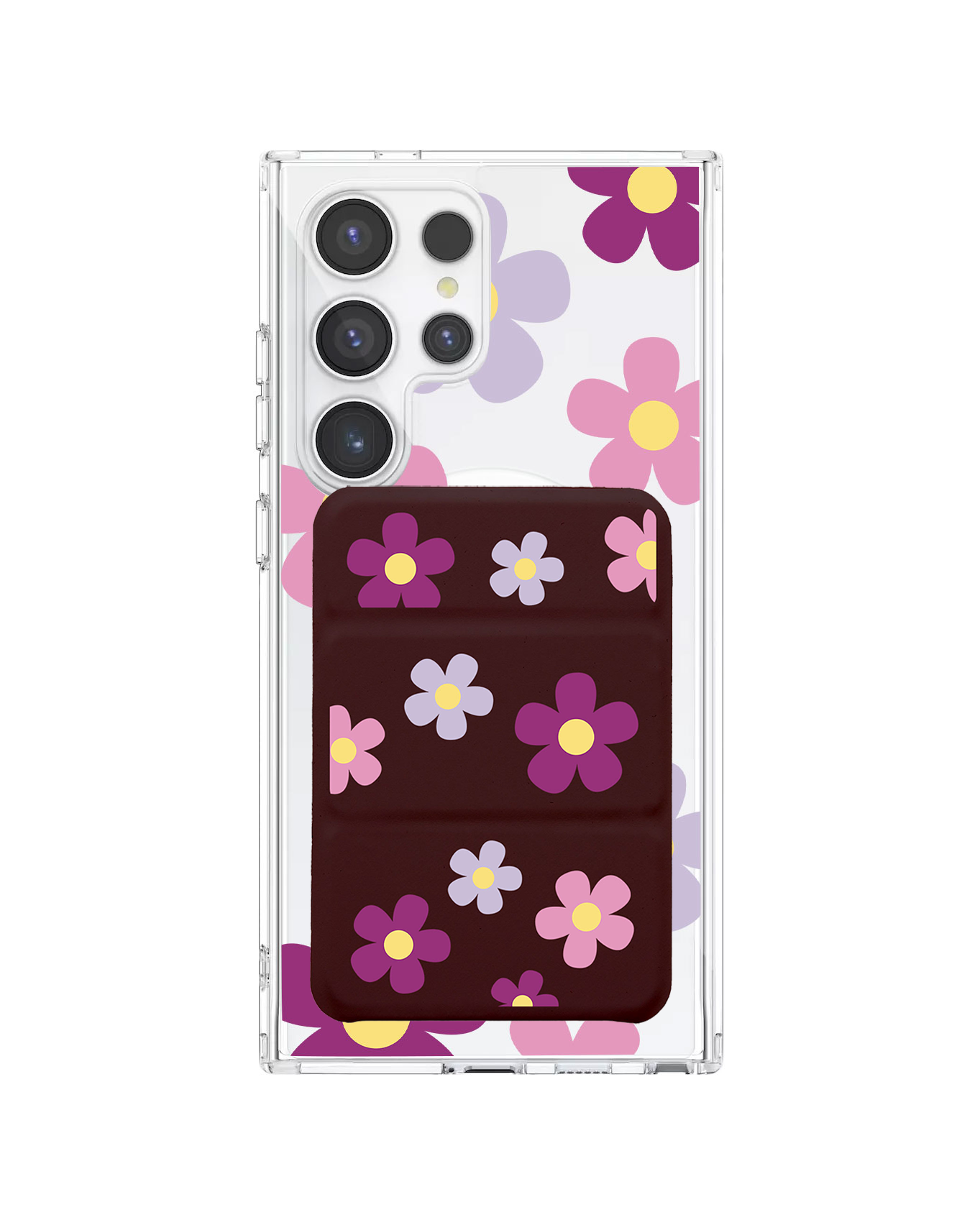 เคสกระเป๋าสตางค์พับสามทบแบบแม่เหล็กสำหรับ Android - Daisy Paradise