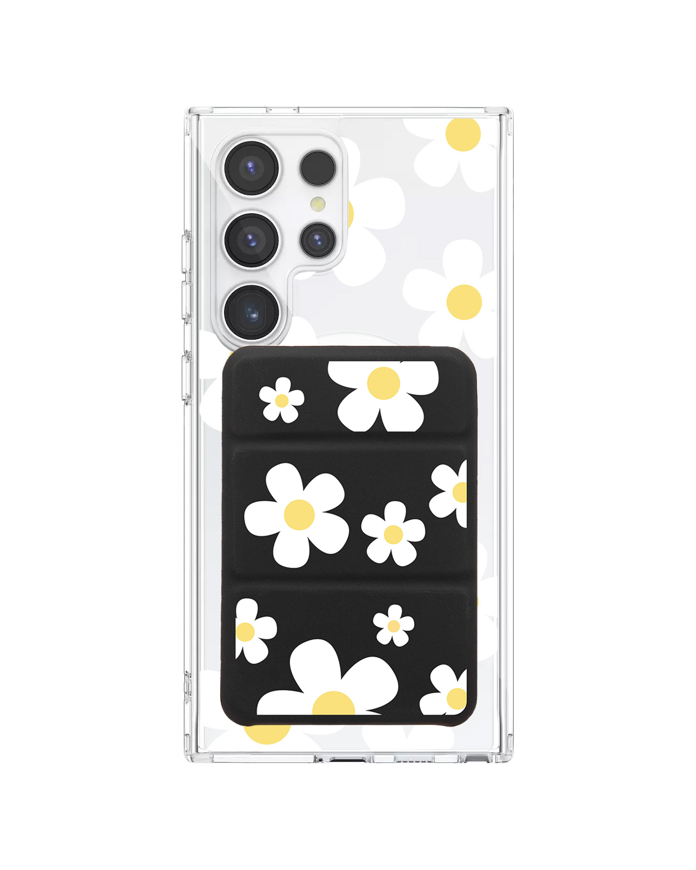 เคสกระเป๋าสตางค์พับสามทบแบบแม่เหล็กสำหรับ Android - Daisy