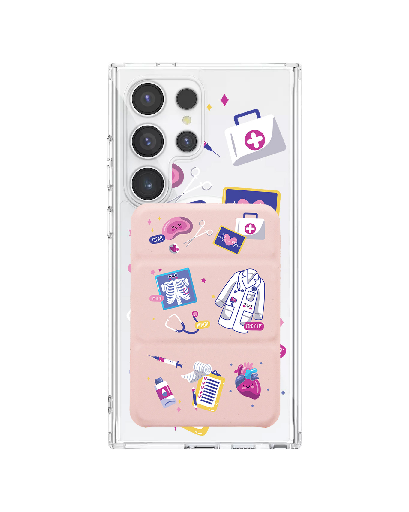 حافظة محفظة مغناطيسية ثلاثية الطيات لأجهزة أندرويد - دكتور