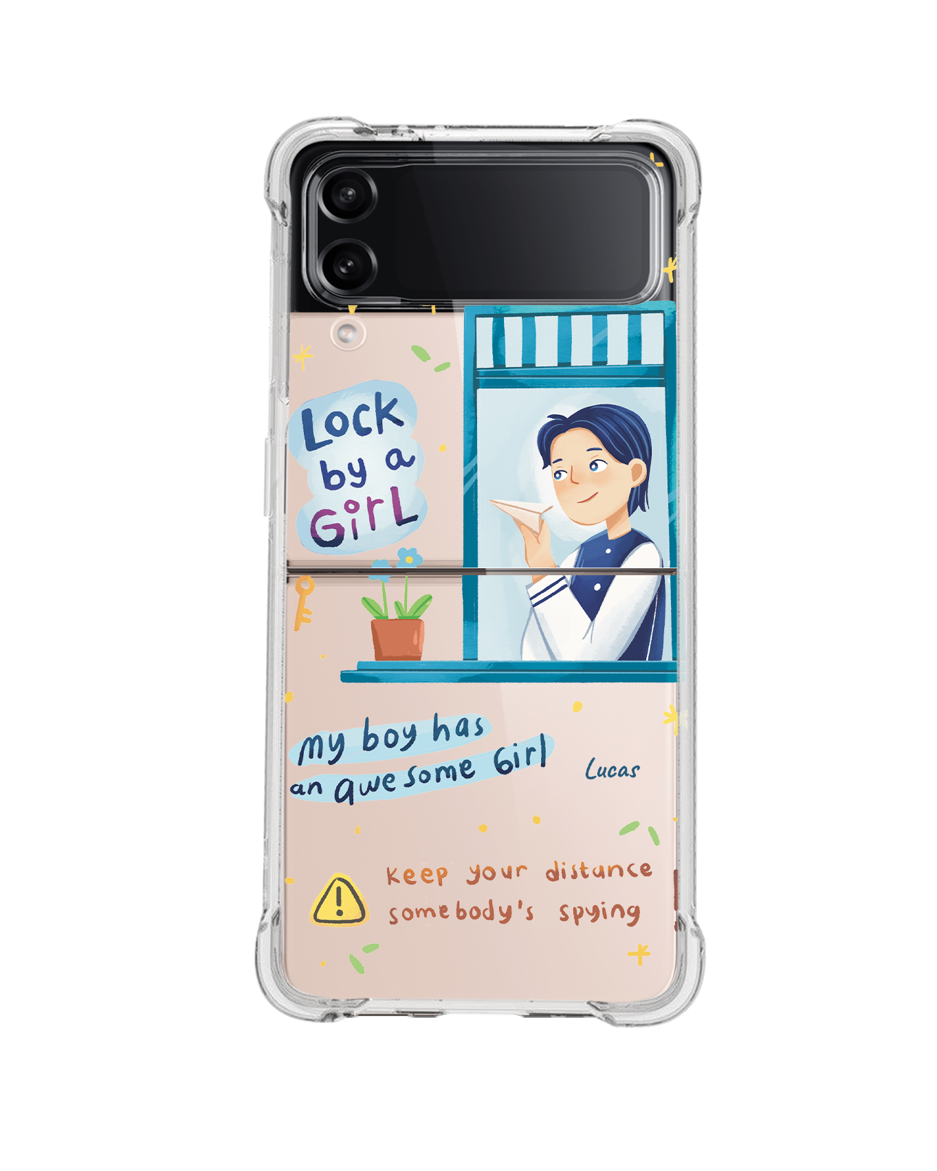 Android Flip / Fold Rearguard Hybrid - Crush Boy (Couple Case)