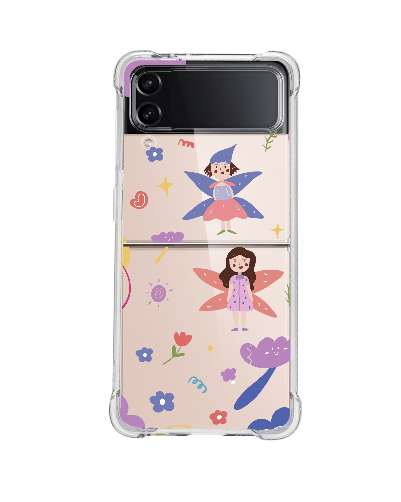 Android Flip / Fold Rearguard Hybrid - Fairy Pattern