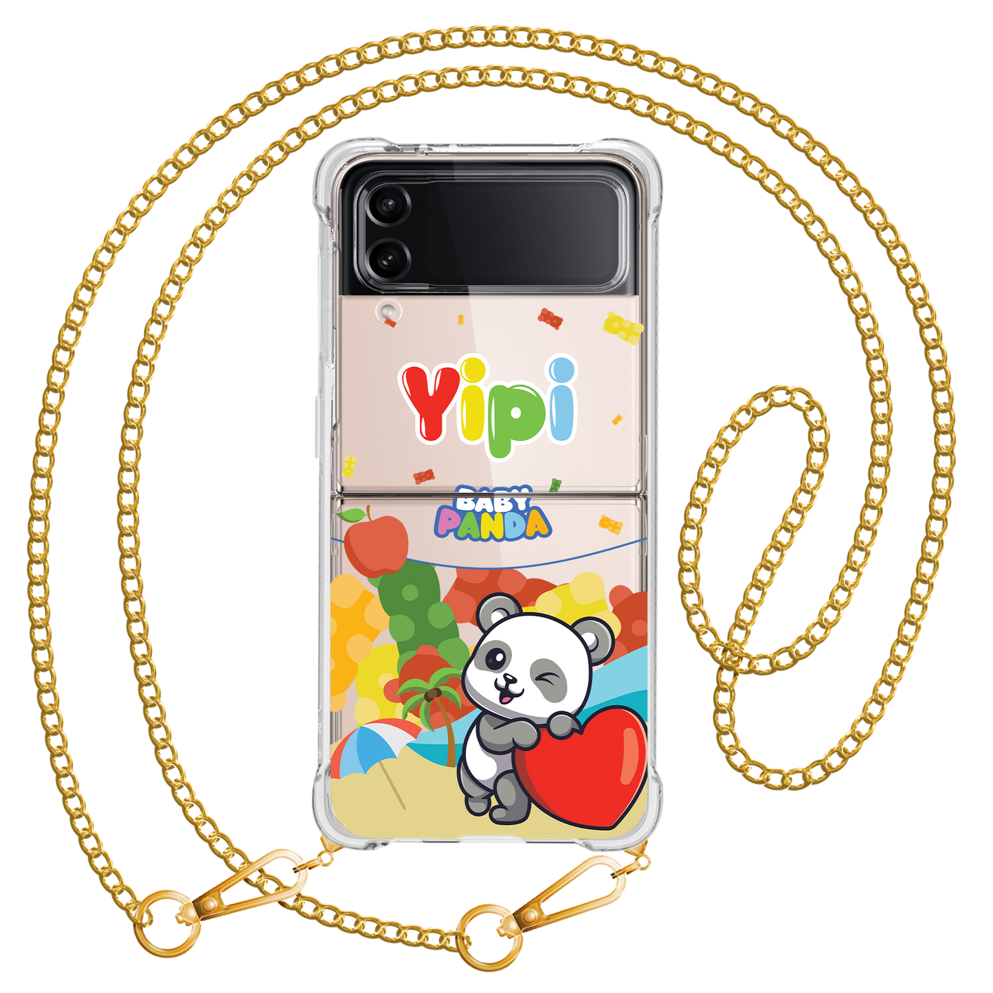 Android Flip / Fold Rearguard Hybrid - Yipi Baby Panda