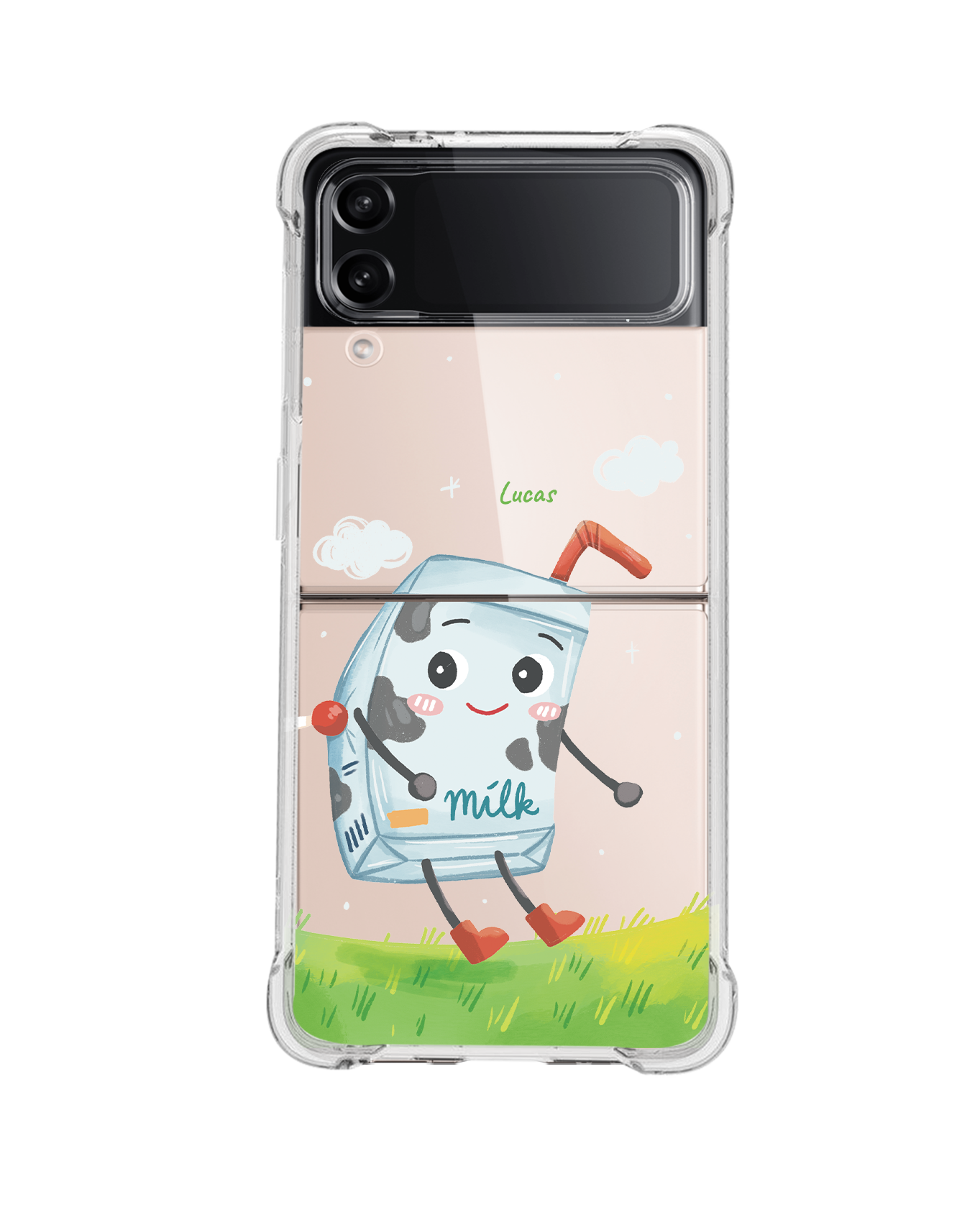 Android Flip / Fold Rearguard Hybrid - Milk to my Cookies (Couple Case)