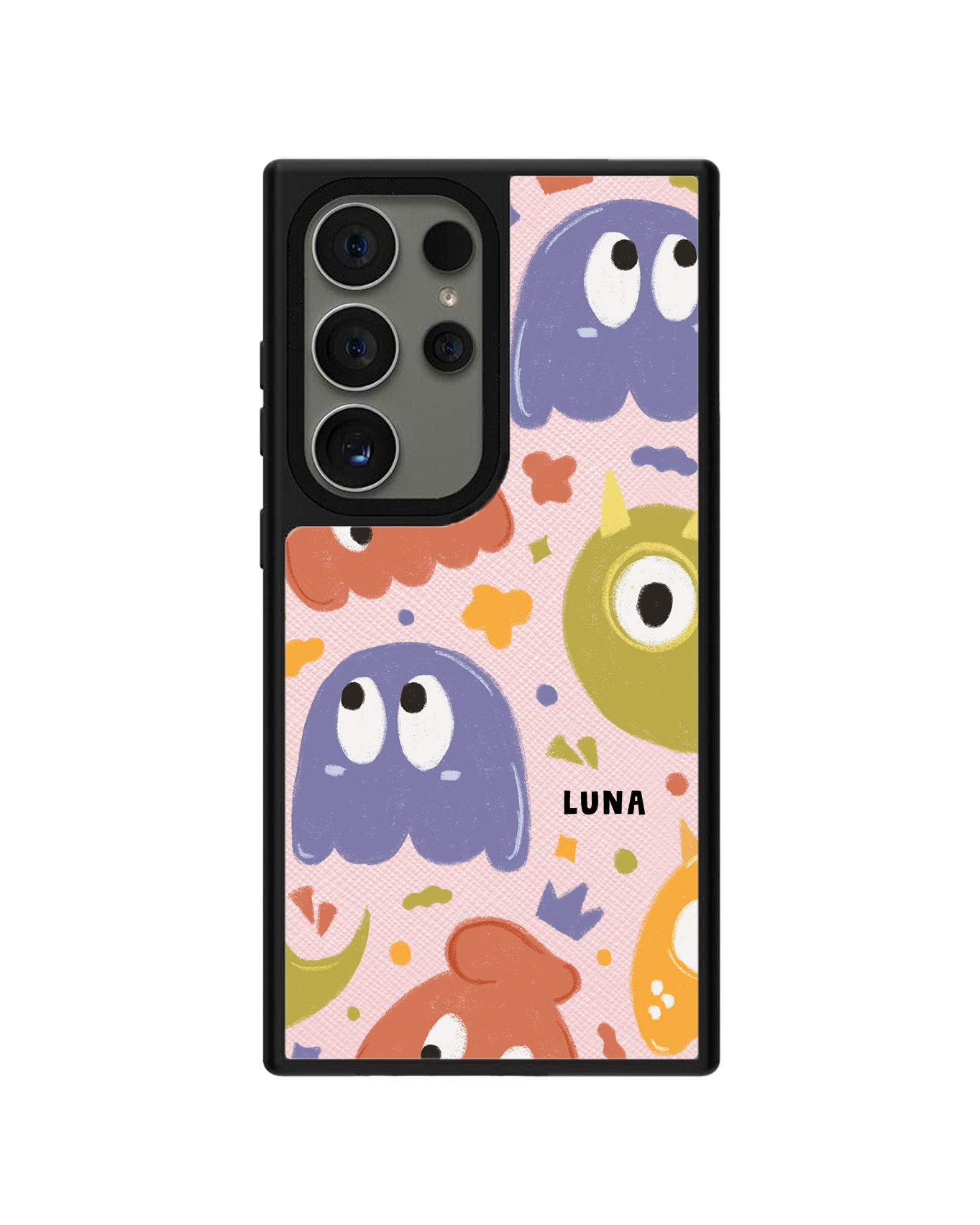 Android Leather Grip - Cute Monster 1.0
