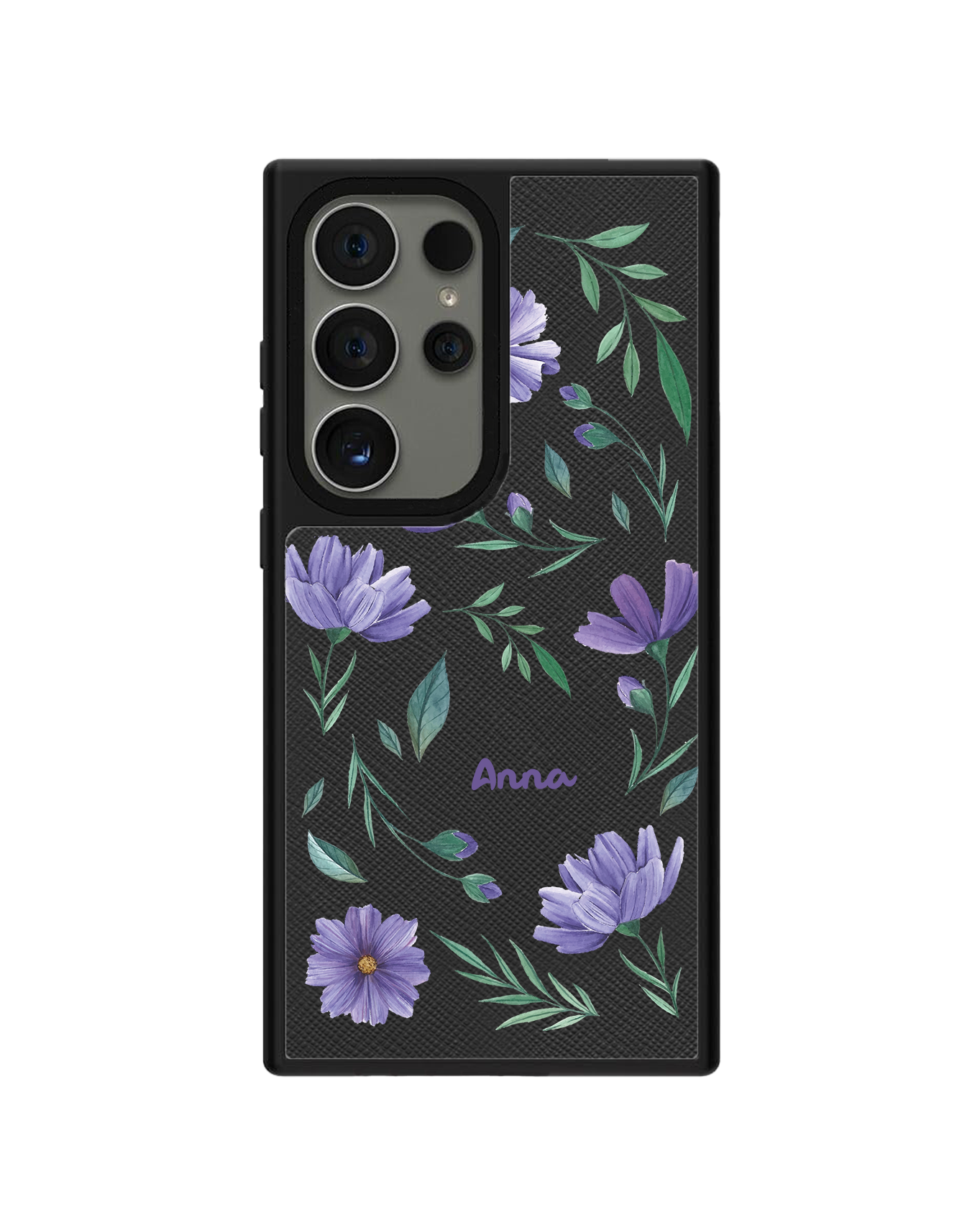 Android Leather Grip - สีม่วงเดือนกุมภาพันธ์