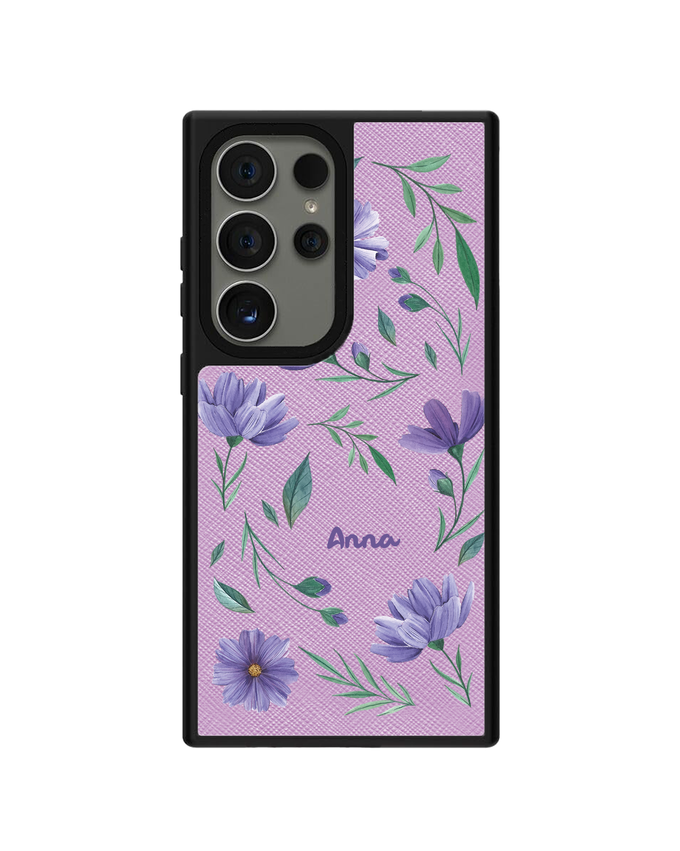 Android Leather Grip - สีม่วงเดือนกุมภาพันธ์