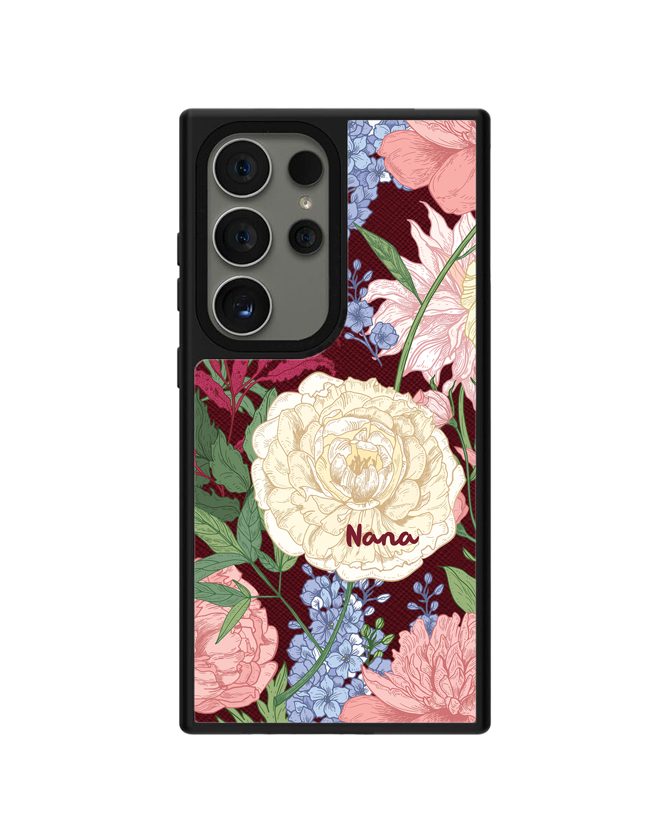 Android Leather Grip - เดือนกรกฎาคม Delphinium