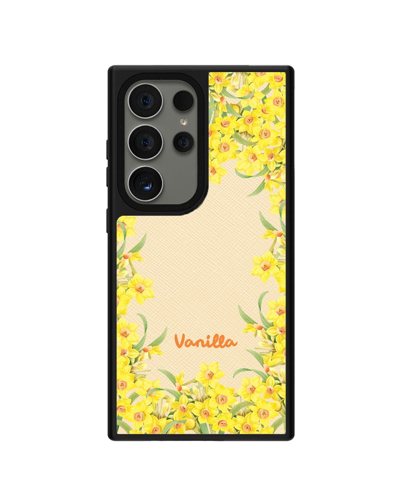Android Leather Grip - ดอกแดฟโฟดิลเดือนมีนาคม