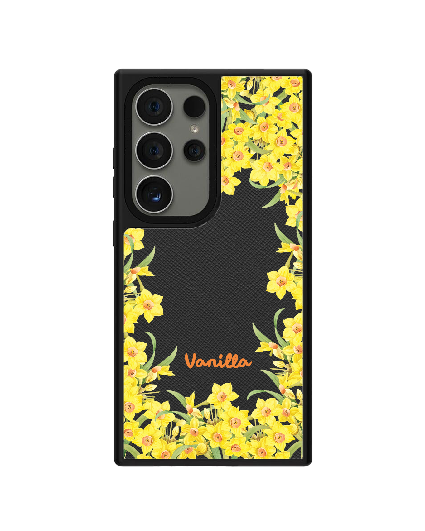 Android Leather Grip - ดอกแดฟโฟดิลเดือนมีนาคม