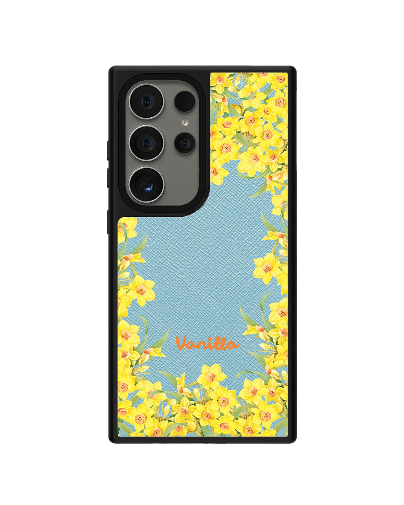 Android Leather Grip - ดอกแดฟโฟดิลเดือนมีนาคม